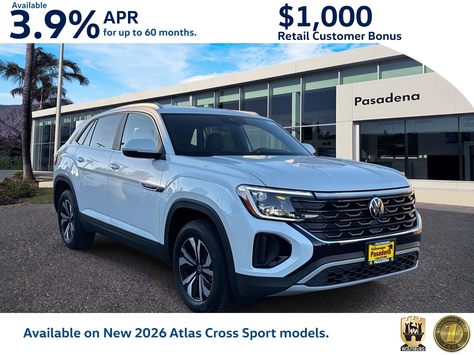 2026 Volkswagen Atlas Cross Sport SE's photo