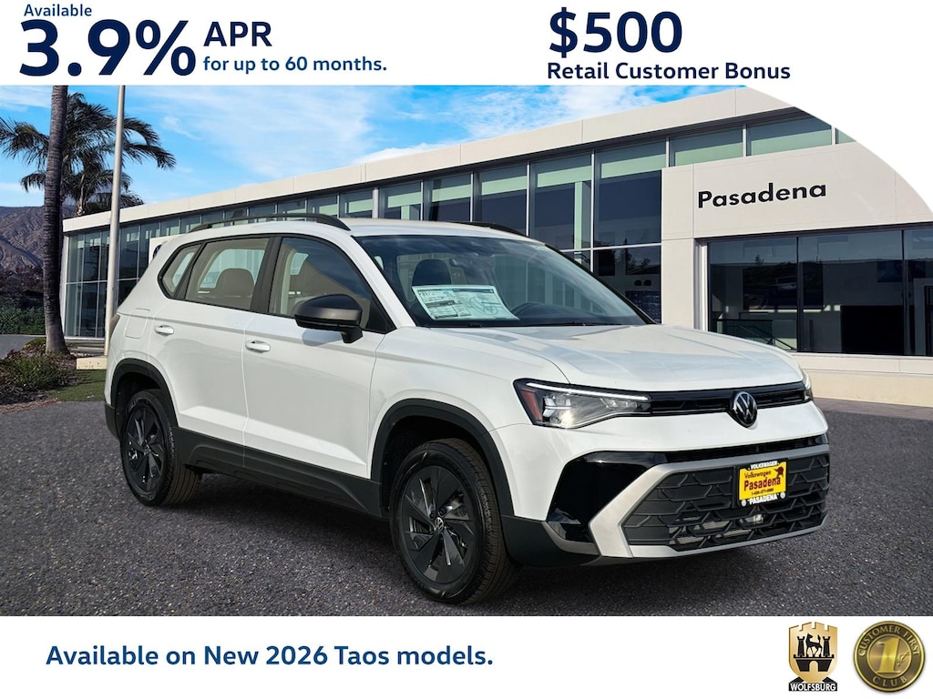 New 2026 Volkswagen Taos 1.5T S Sport Utility
