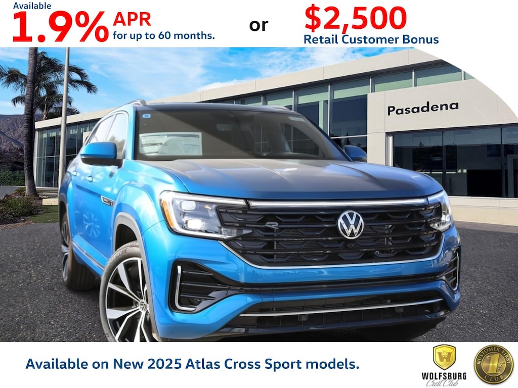 New 2025 Volkswagen Atlas Cross Sport 2.0T SEL Premium R-Line 4MOTION Sport Utility