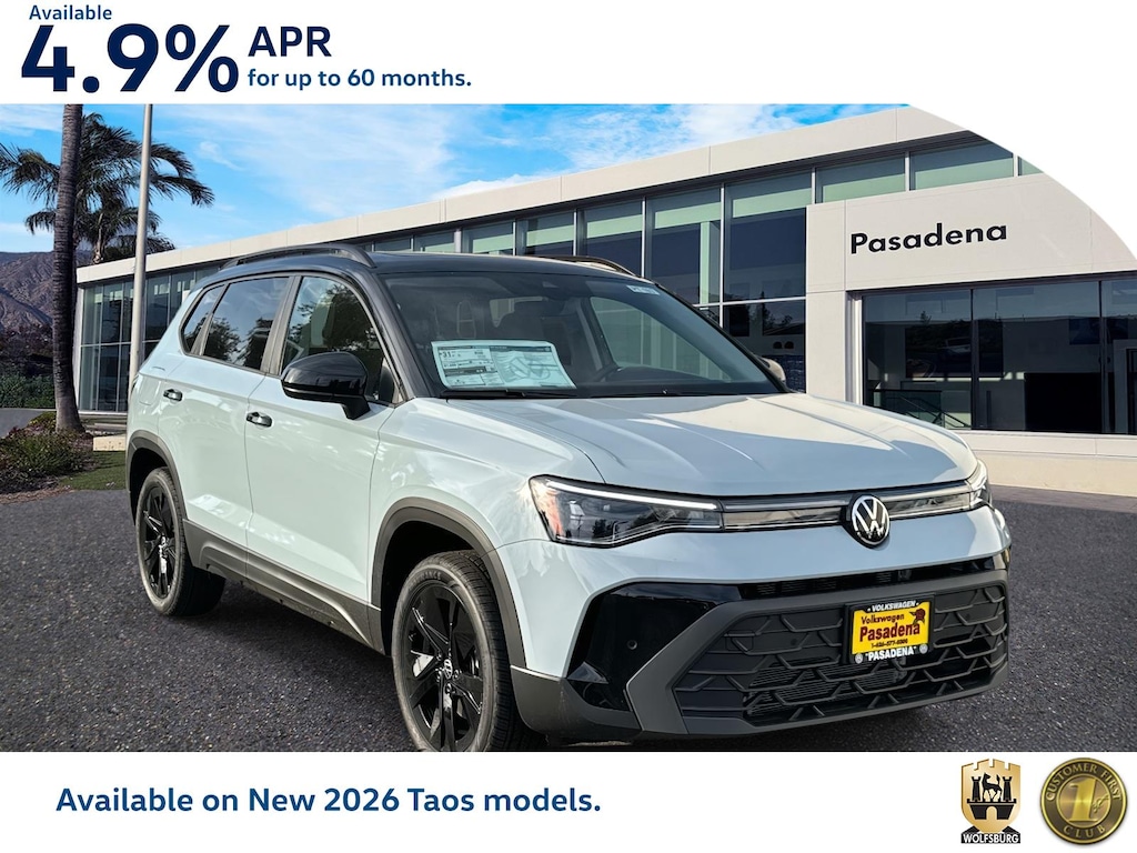 New 2026 Volkswagen Taos 1.5T SE Black Sport Utility