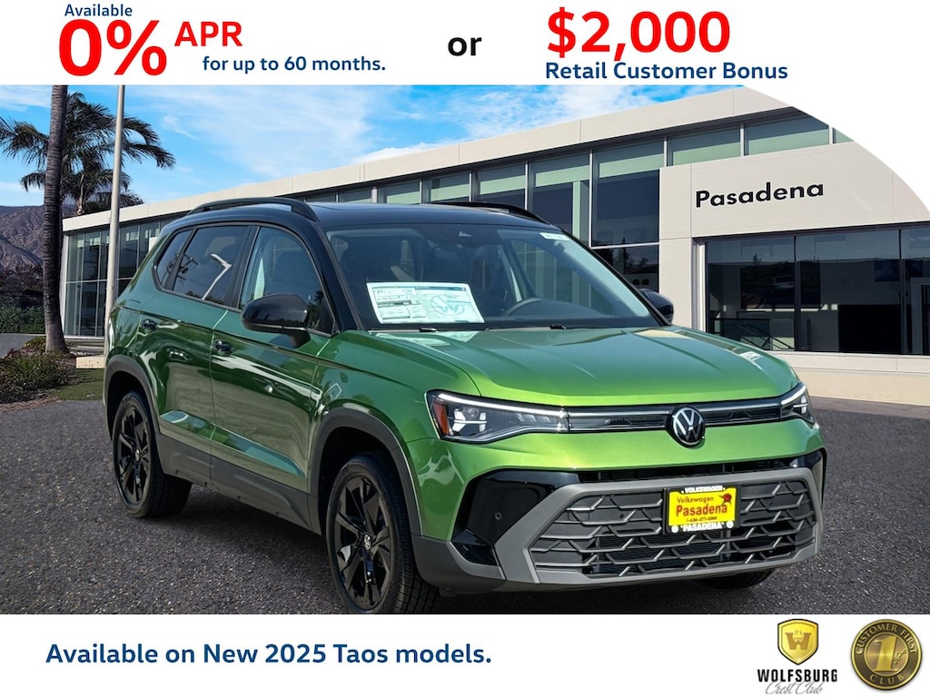 New 2025 Volkswagen Taos 1.5T SE Sport Utility
