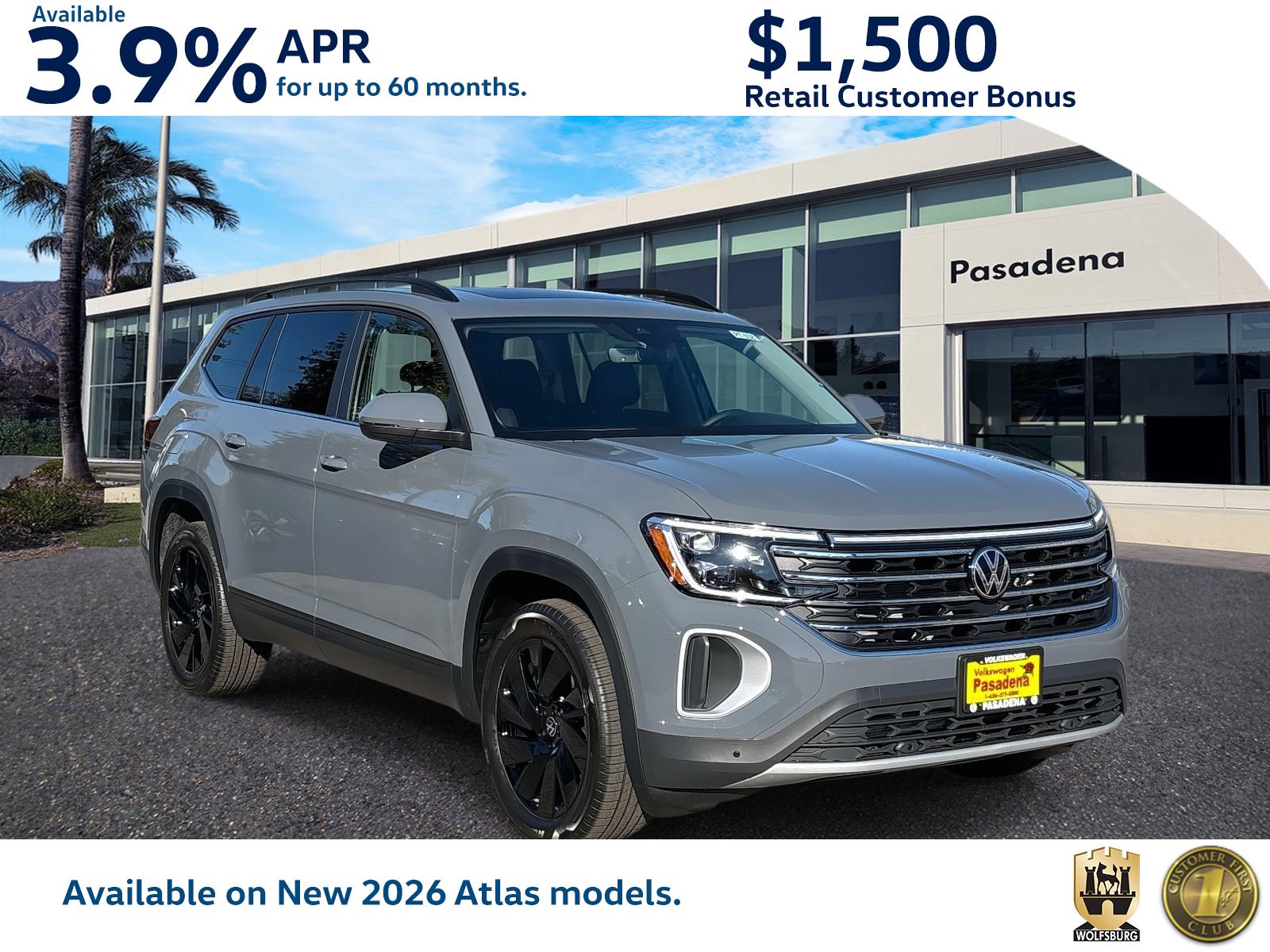2026 Volkswagen Atlas SE w/Tech's photo