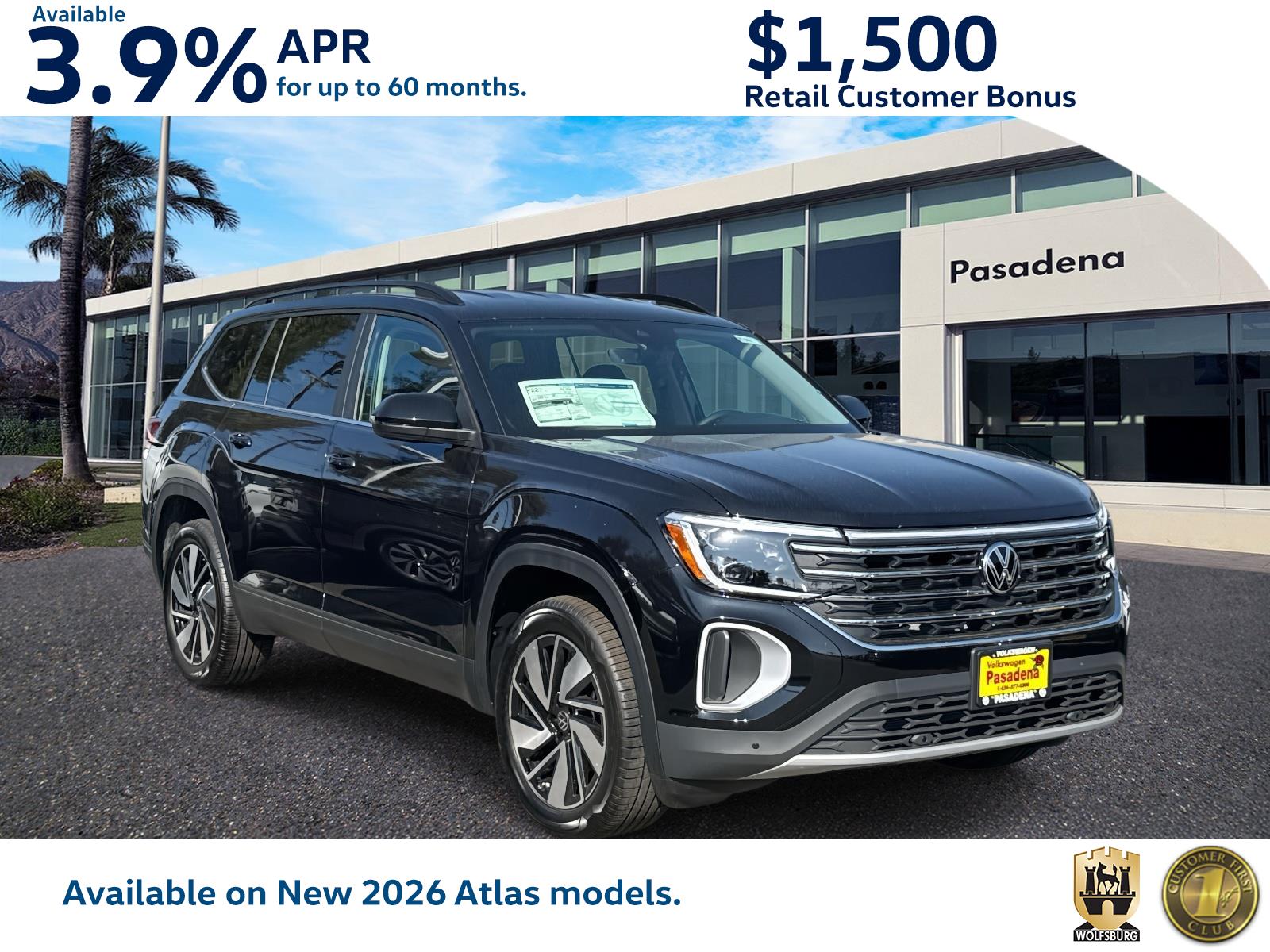 2026 Volkswagen Atlas SE w/Tech's photo