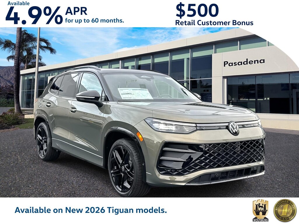 New 2026 Volkswagen Tiguan 2.0T SE R-Line Black FWD Sport Utility