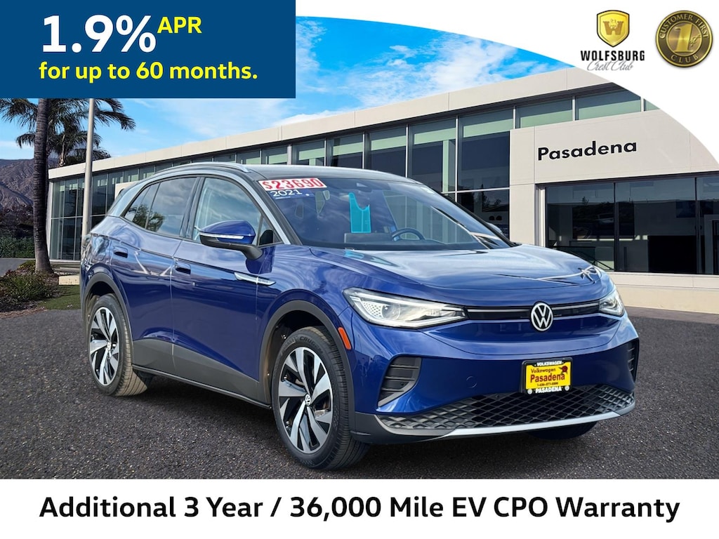 Certified 2021 Volkswagen ID.4 Pro S Sport Utility