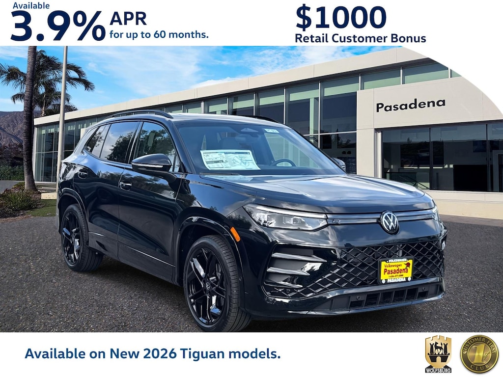 New 2026 Volkswagen Tiguan 2.0T SE R-Line Black FWD Sport Utility