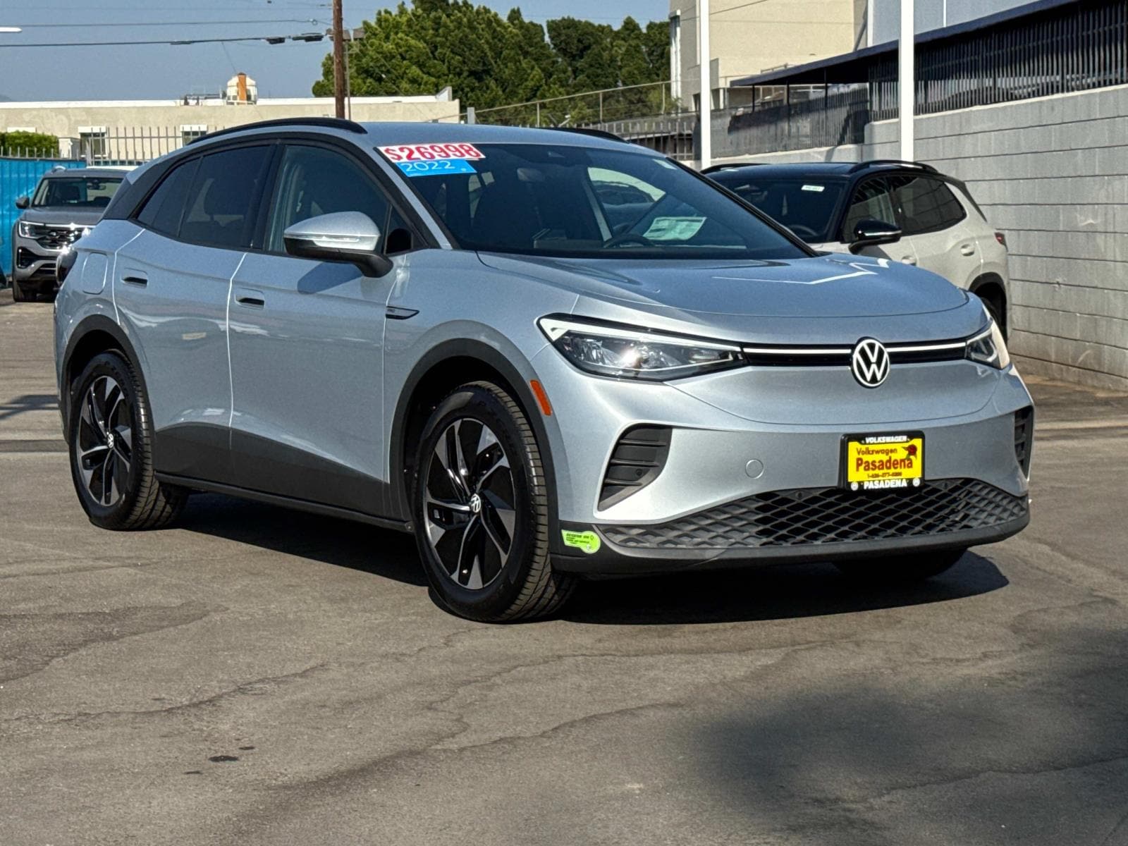 Certified 2022 Volkswagen ID.4 PRO with VIN WVGRMPE26NP072779 for sale in Pasadena, CA