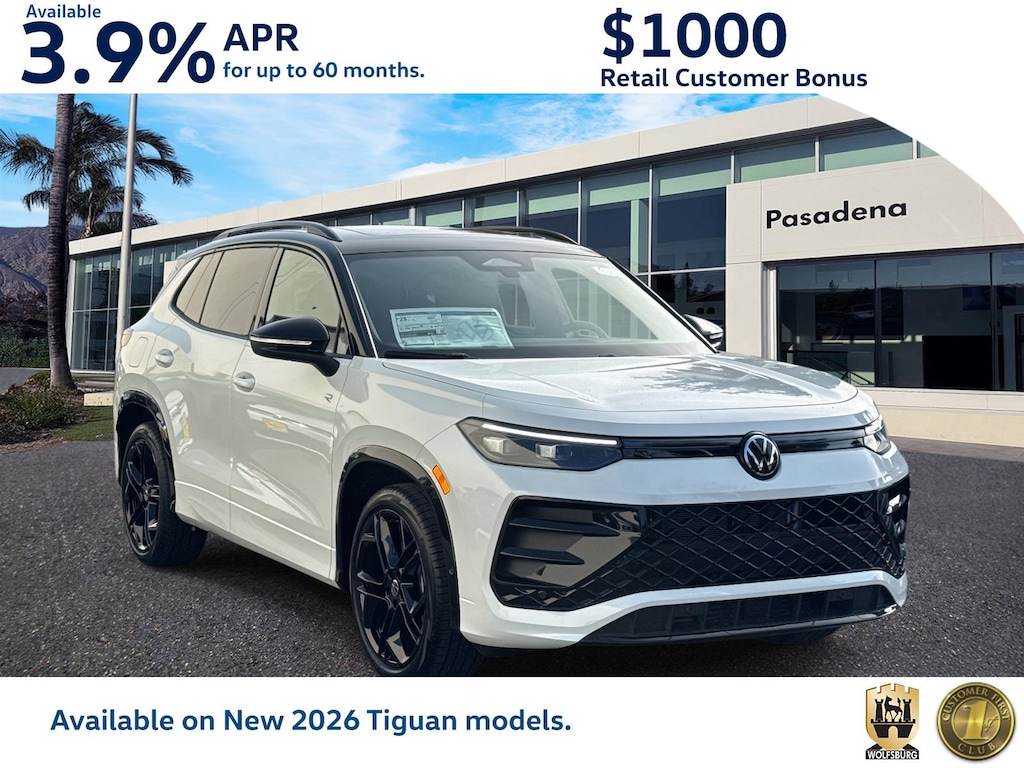 New 2026 Volkswagen Tiguan 2.0T SE R-Line Black Sport Utility
