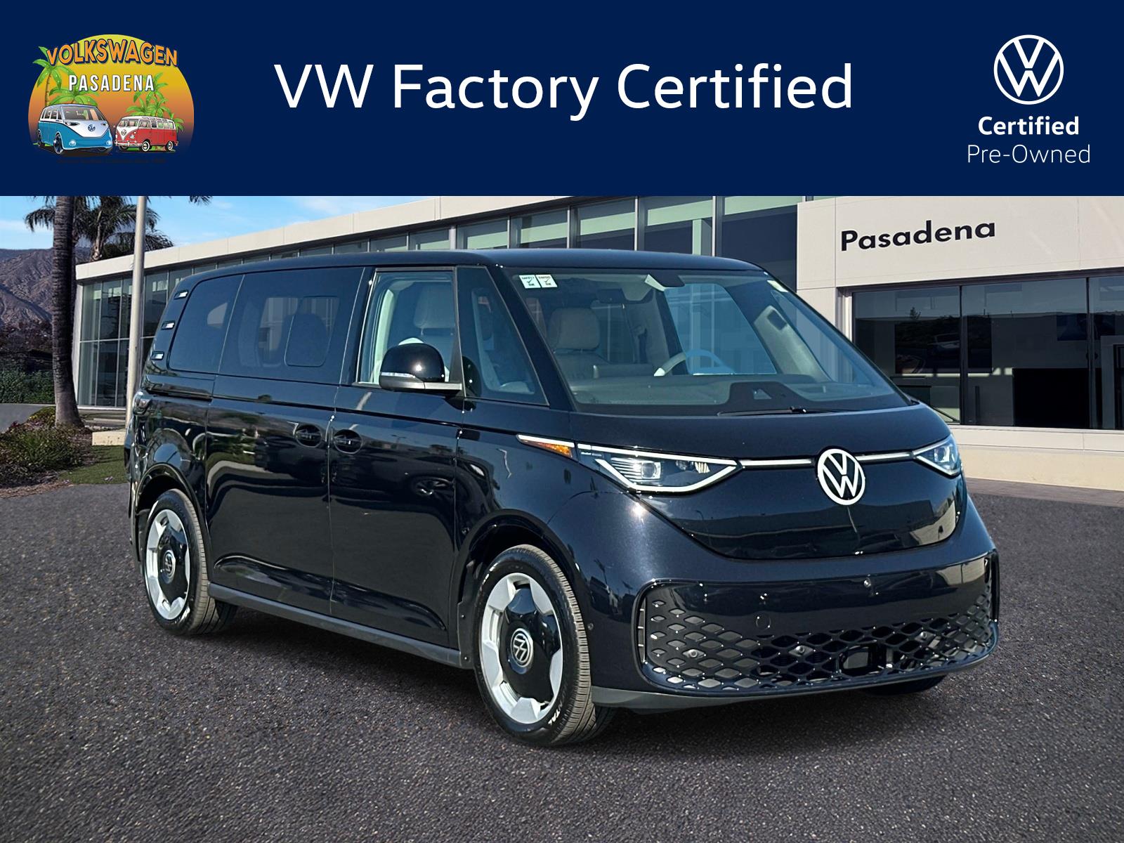 Certified 2025 Volkswagen ID. Buzz PRO S PLus with VIN WVGJYVEB8SH020369 for sale in Pasadena, CA