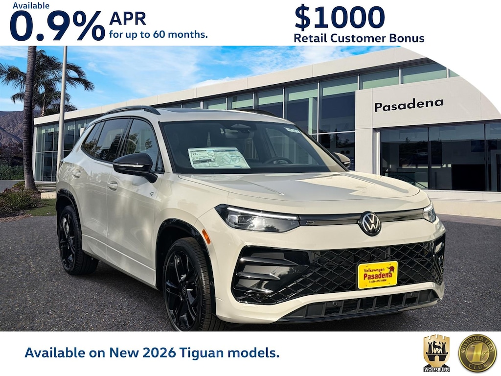 New 2026 Volkswagen Tiguan 2.0T SE R-Line Black Sport Utility