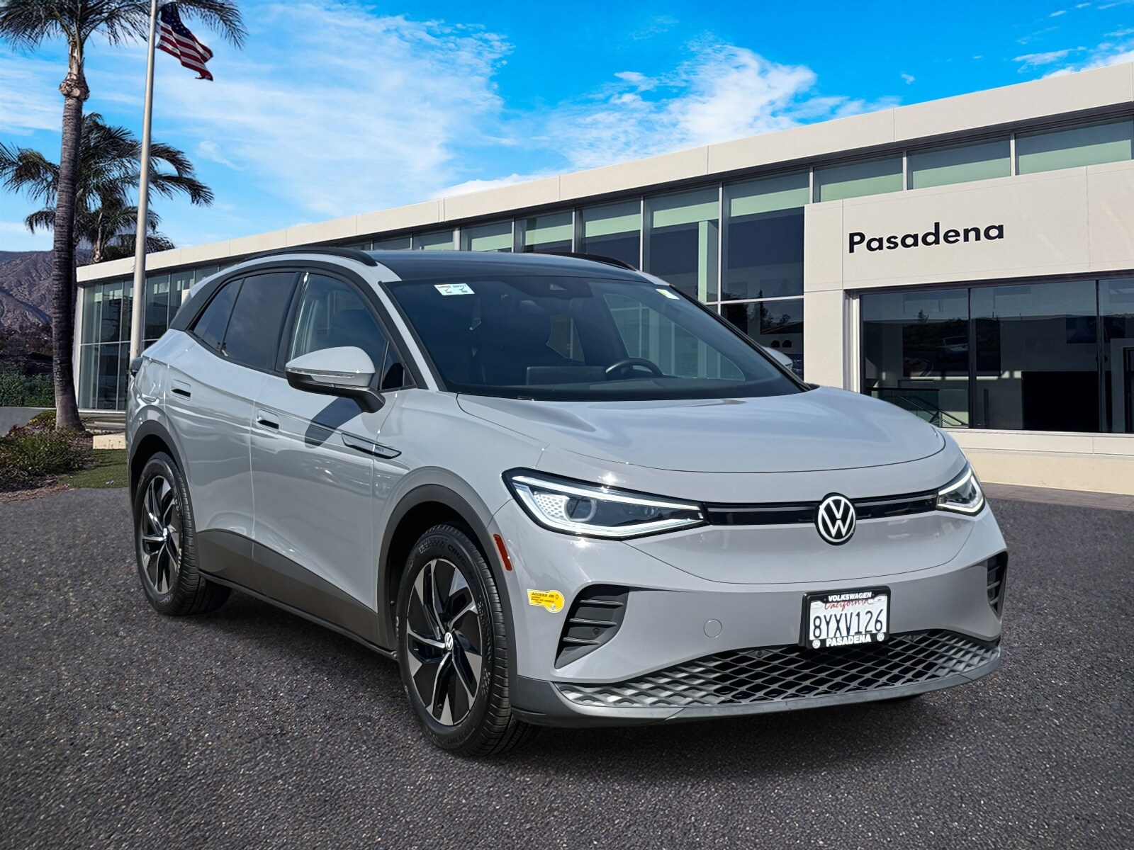 Certified 2021 Volkswagen ID.4 PRO S with VIN WVGTMPE2XMP059764 for sale in Pasadena, CA