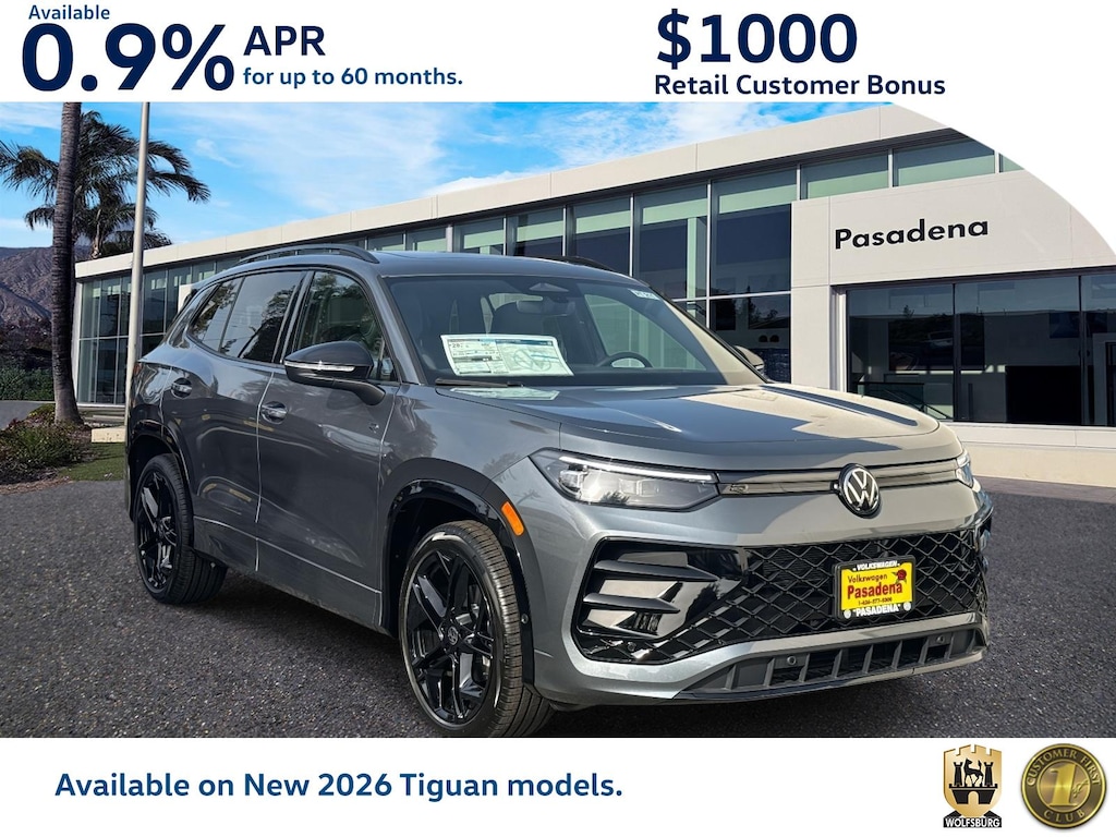 New 2026 Volkswagen Tiguan 2.0T SE R-Line Black Sport Utility