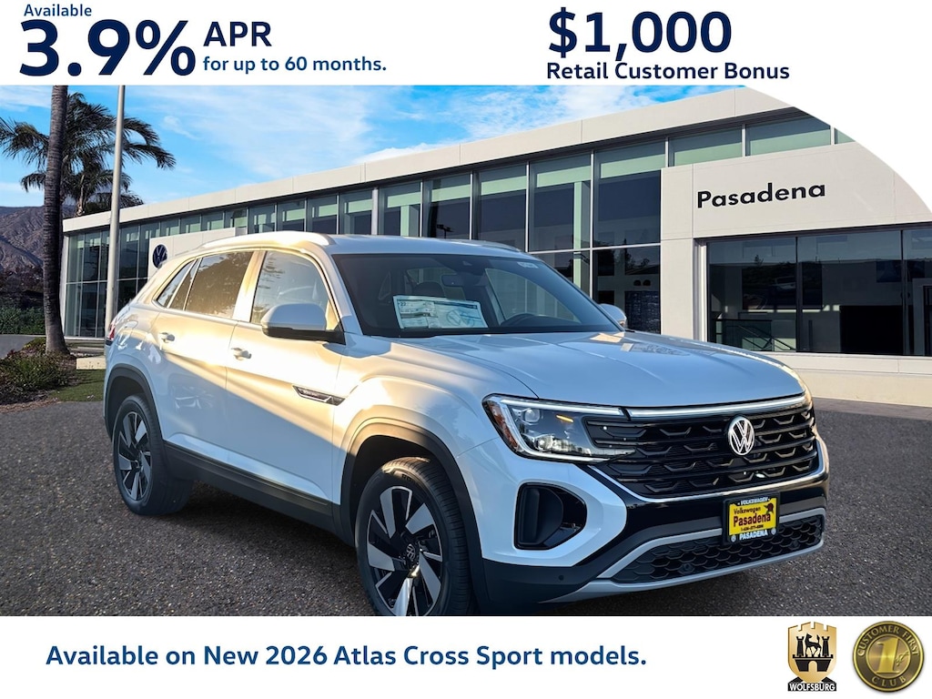 New 2026 Volkswagen Atlas Cross Sport 2.0T SE w/Technology Sport Utility