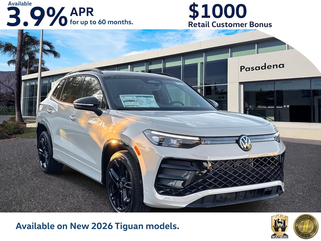 New 2026 Volkswagen Tiguan 2.0T SE R-Line Black Sport Utility
