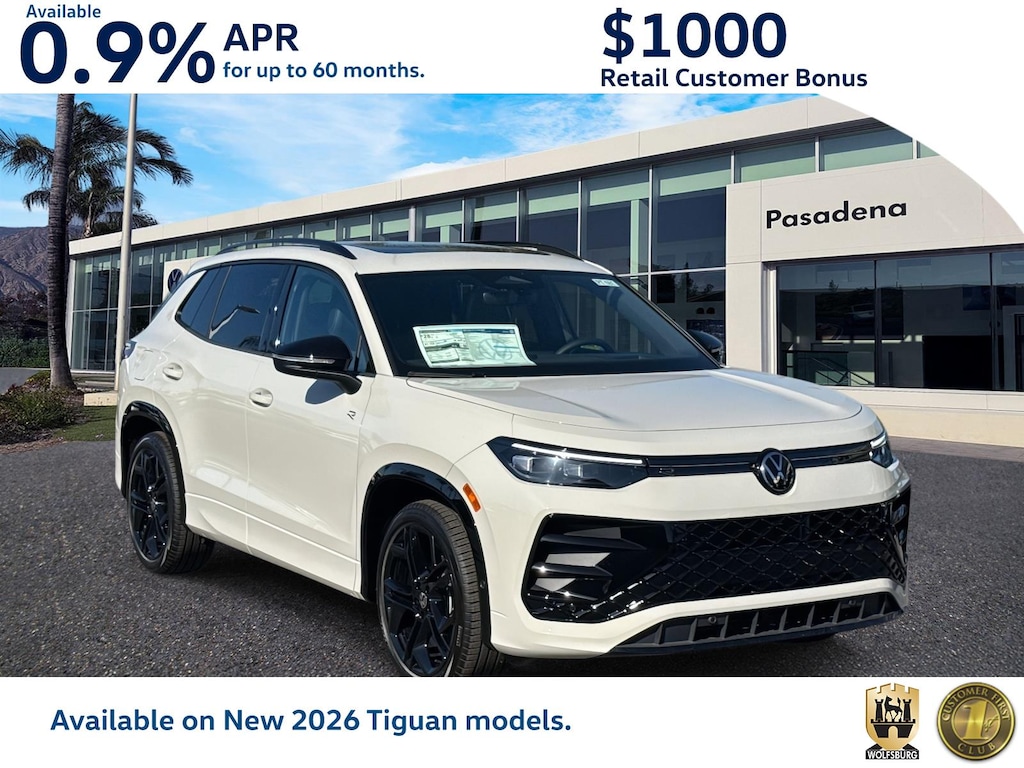 New 2026 Volkswagen Tiguan 2.0T SE R-Line Black Sport Utility