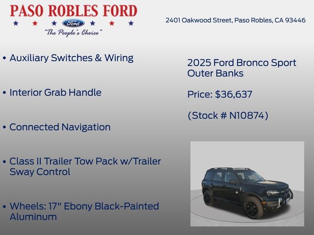 2025 Ford Bronco Sport Outer Banks - Photo 17