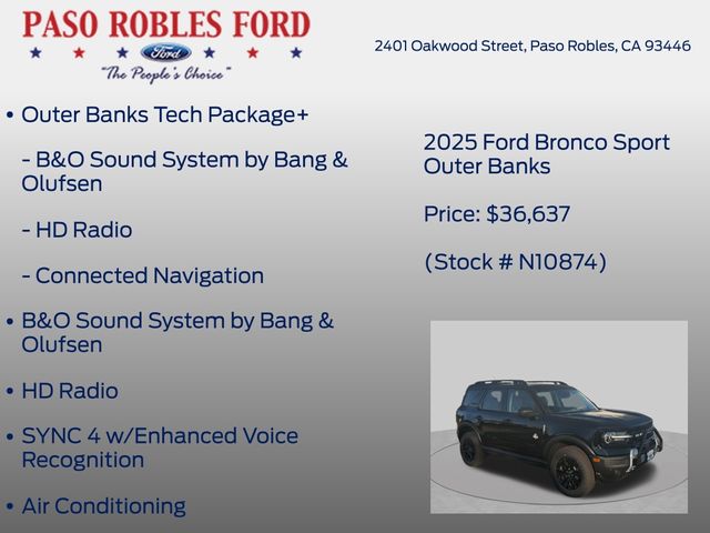 2025 Ford Bronco Sport Outer Banks - Photo 15