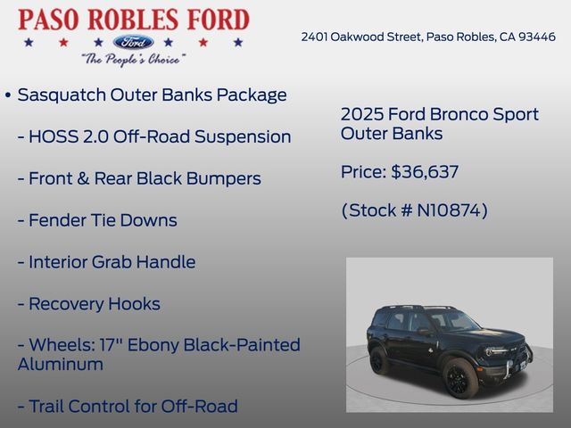 2025 Ford Bronco Sport Outer Banks - Photo 12