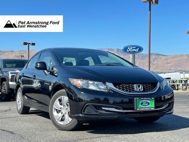 Used 2013 Honda Civic LX with VIN 19XFB2F51DE291558 for sale in East Wenatchee, WA