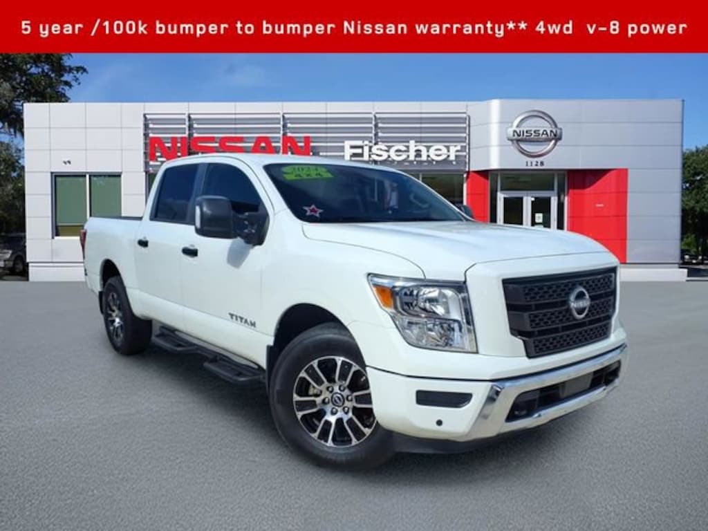 Certified 2024 Nissan Titan SV 4x4 Crew Cab SV
