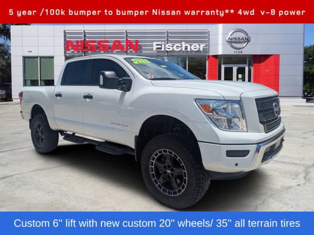 Certified 2024 Nissan Titan SV 4x4 Crew Cab SV