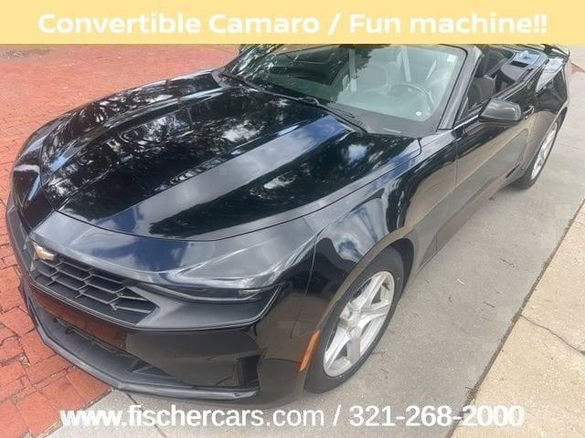 Used 2019 Chevrolet Camaro 1LT with VIN 1G1FB3DS2K0112585 for sale in Titusville, FL