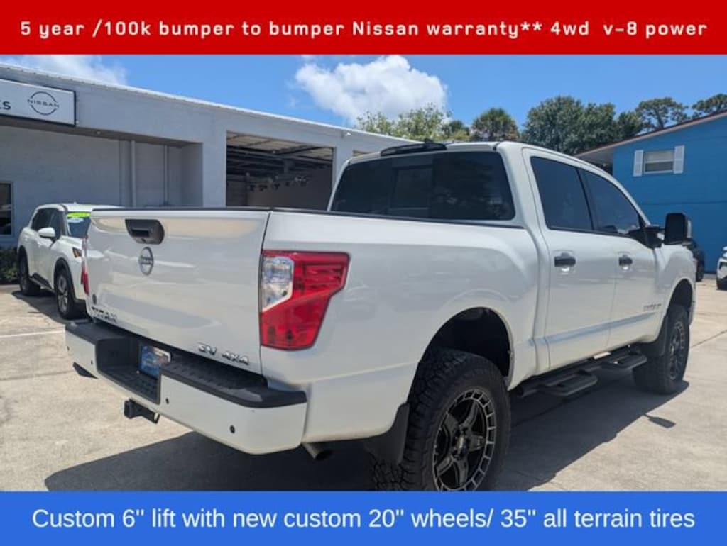 Certified 2024 Nissan Titan SV 4x4 Crew Cab SV
