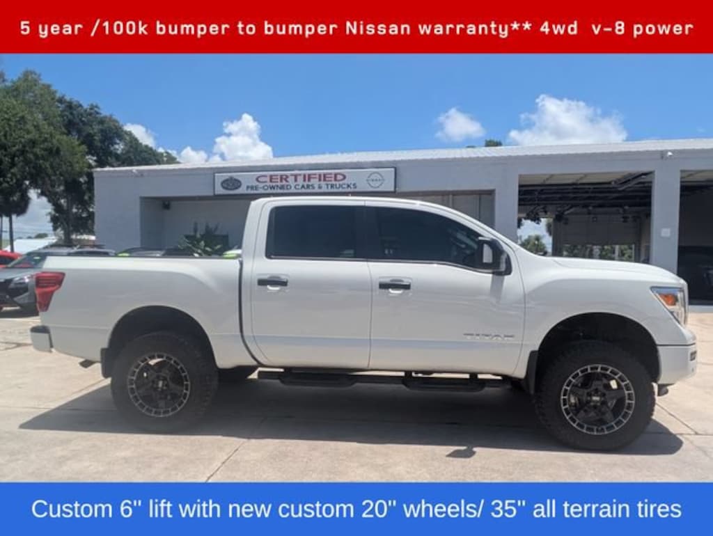 Certified 2024 Nissan Titan SV 4x4 Crew Cab SV