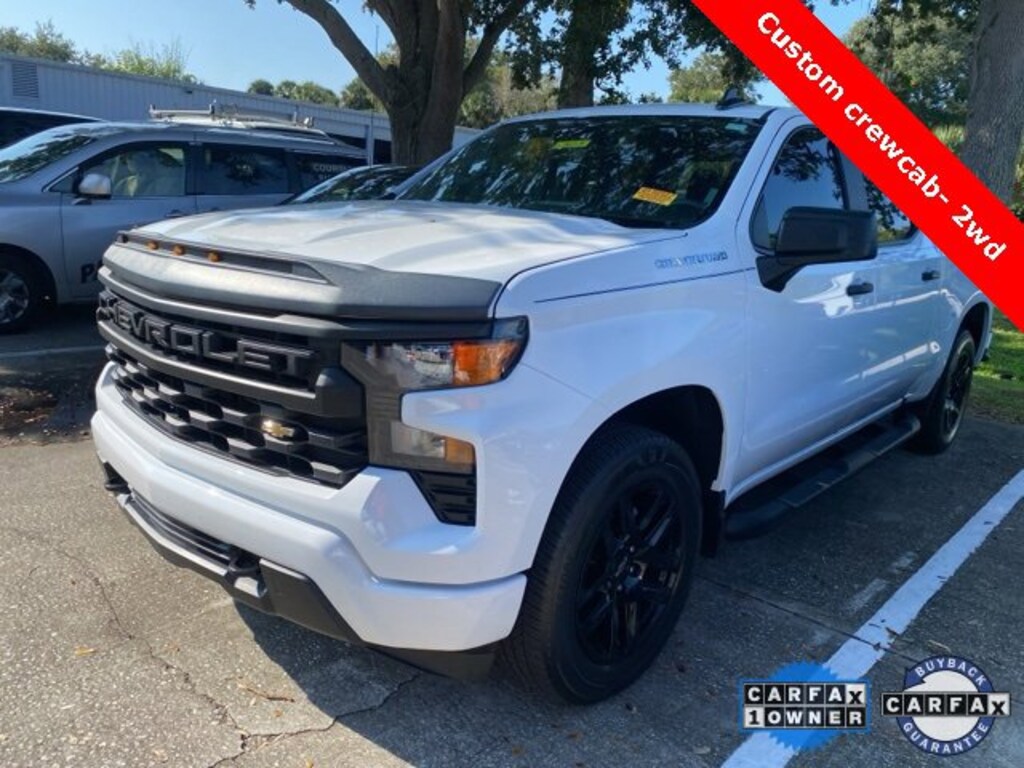 Used 2024 Chevrolet Silverado 1500 Custom 2WD Crew Cab 147 Custom
