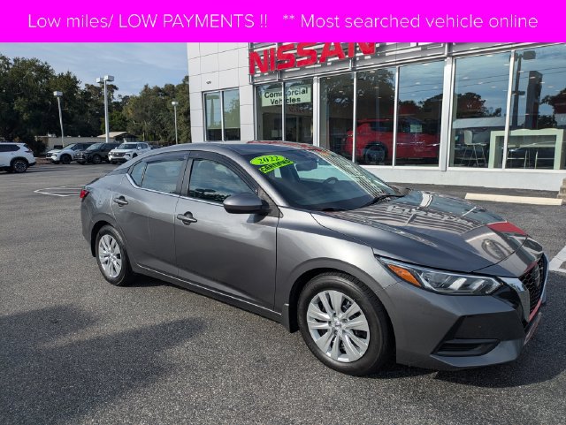 Used 2022 Nissan Sentra S with VIN 3N1AB8BV8NY222856 for sale in Titusville, FL