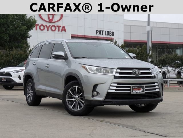 Used 2019 Toyota Highlander XLE with VIN 5TDJZRFHXKS575850 for sale in Mckinney, TX