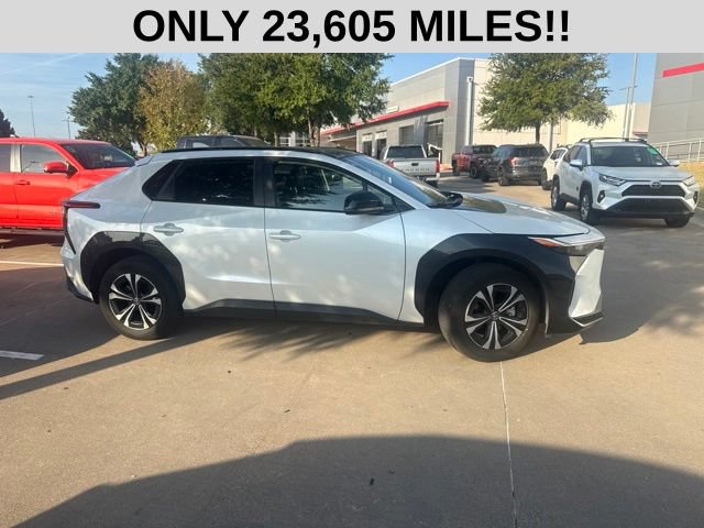 Used 2024 Toyota bZ4X XLE with VIN JTMABACA9RA082066 for sale in McKinney, TX