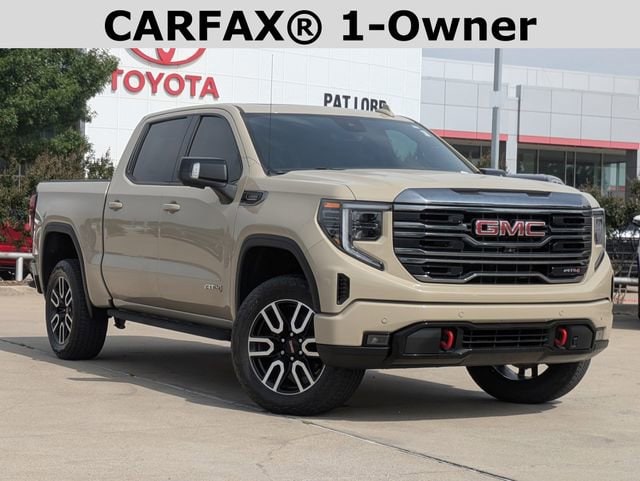 Used 2022 GMC Sierra 1500 AT4 with VIN 3GTUUEET6NG642411 for sale in Mckinney, TX