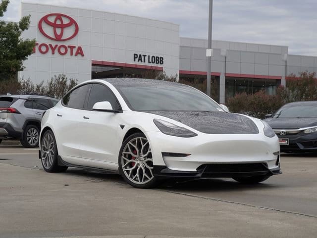 Used 2022 Tesla Model 3 Performance with VIN 5YJ3E1ECXNF163190 for sale in McKinney, TX