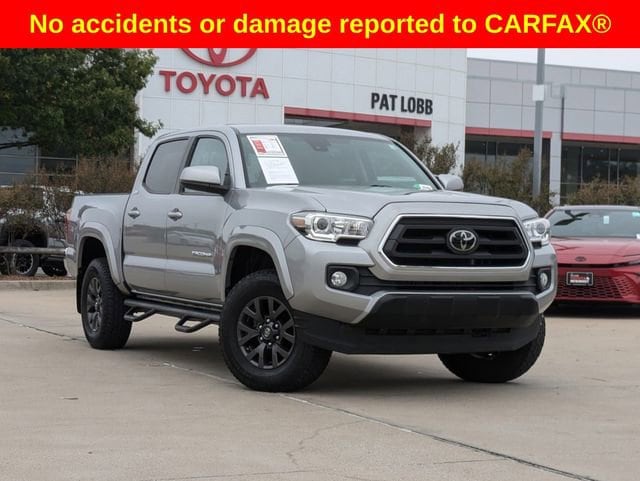 Used 2021 Toyota Tacoma SR5 with VIN 3TMAZ5CN4MM145818 for sale in Mckinney, TX