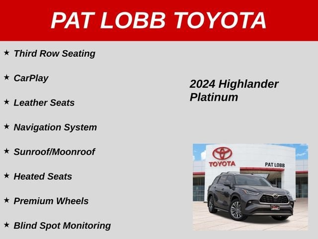 2024 Toyota Highlander Platinum - Photo 39