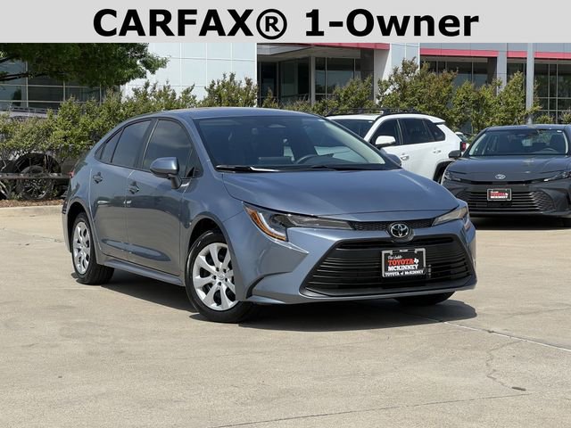 Used 2025 Toyota Corolla LE with VIN 5YFB4MDE8SP289339 for sale in Mckinney, TX