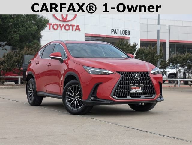 Used 2023 Lexus NX Hybrid 350h with VIN 2T2AKCEZ5PC012616 for sale in Mckinney, TX