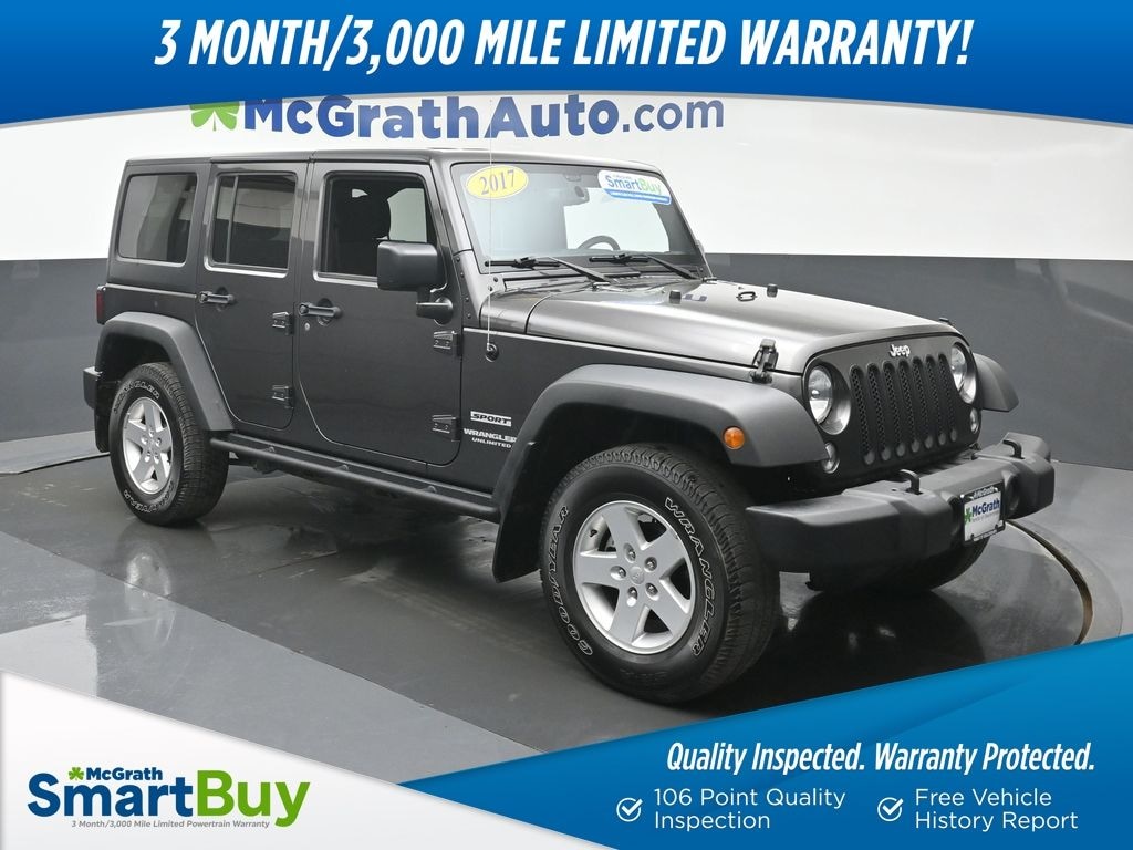 Certified 2017 Jeep Wrangler Unlimited Sport SUV
