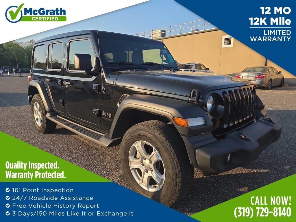 Certified 2022 Jeep Wrangler Unlimited Sport S SUV
