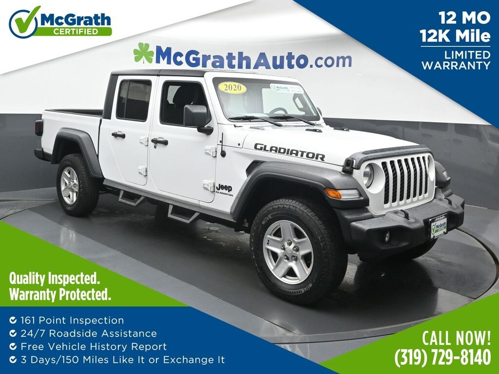 Certified 2020 Jeep Gladiator Sport Truck