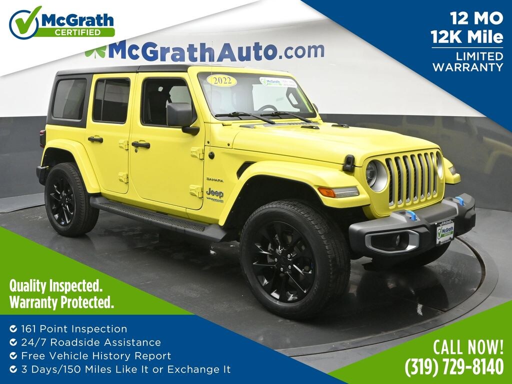 Certified 2022 Jeep Wrangler Unlimited Sahara 4xe SUV