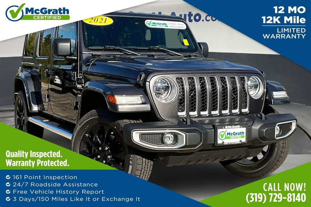 Certified 2021 Jeep Wrangler Unlimited Sahara 4xe SUV
