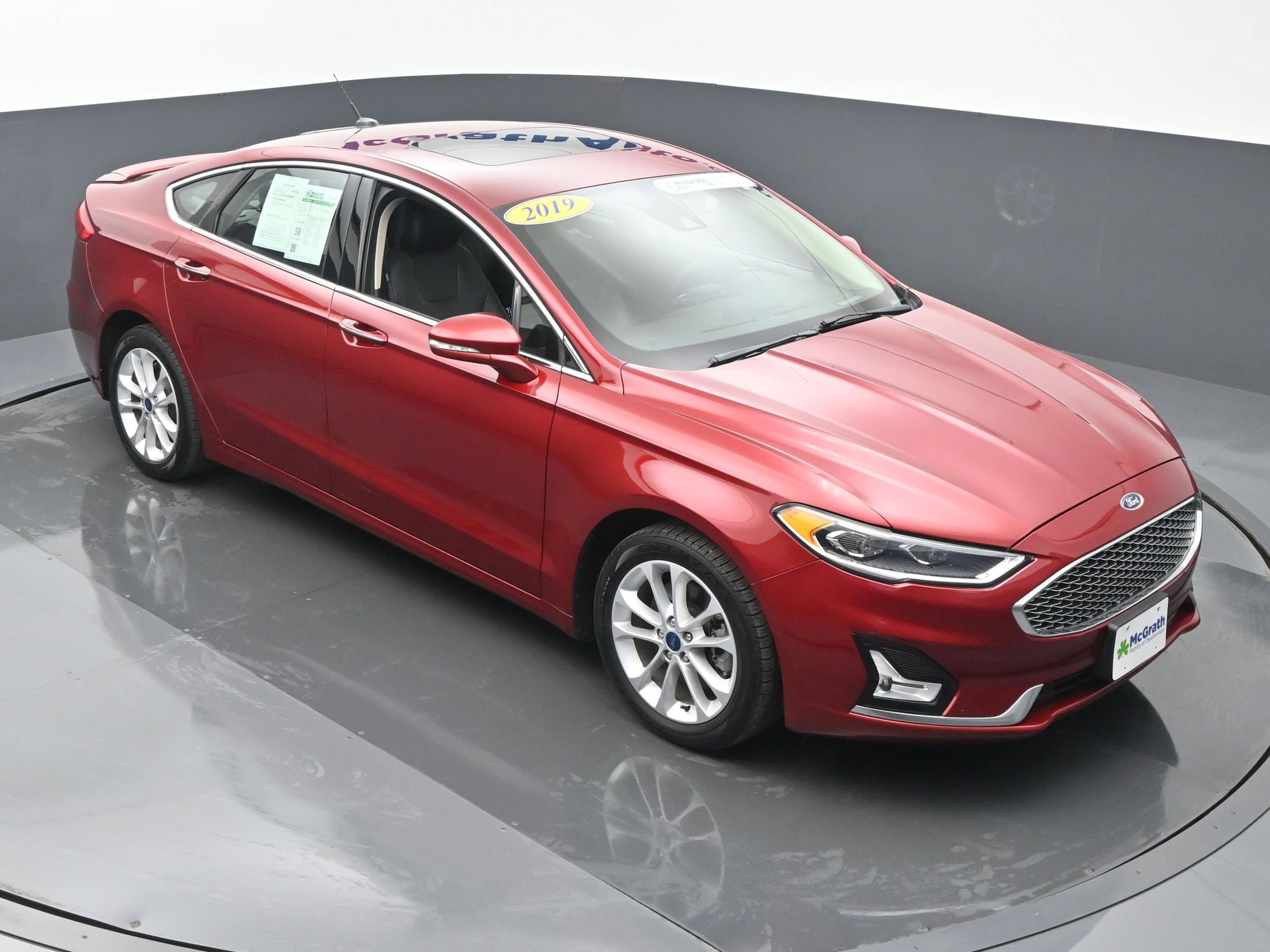 Used 2019 Ford Fusion Energi Titanium with VIN 3FA6P0SU2KR244831 for sale in Cedar Rapids, IA