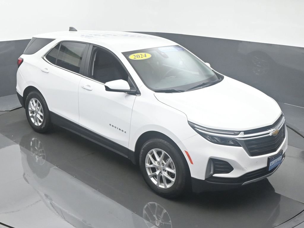 Certified 2024 Chevrolet Equinox LT with VIN 3GNAXKEG7RS190281 for sale in Cedar Rapids, IA