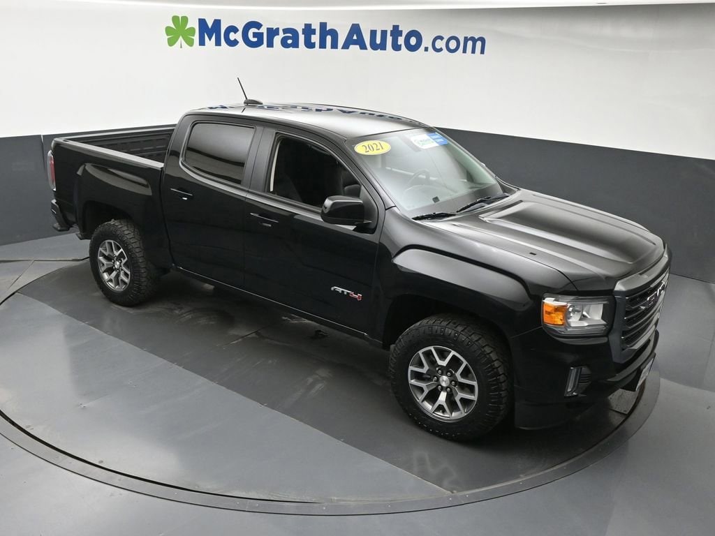 Used 2021 GMC Canyon 4WD AT4 w/Leather Truck Crew Cab