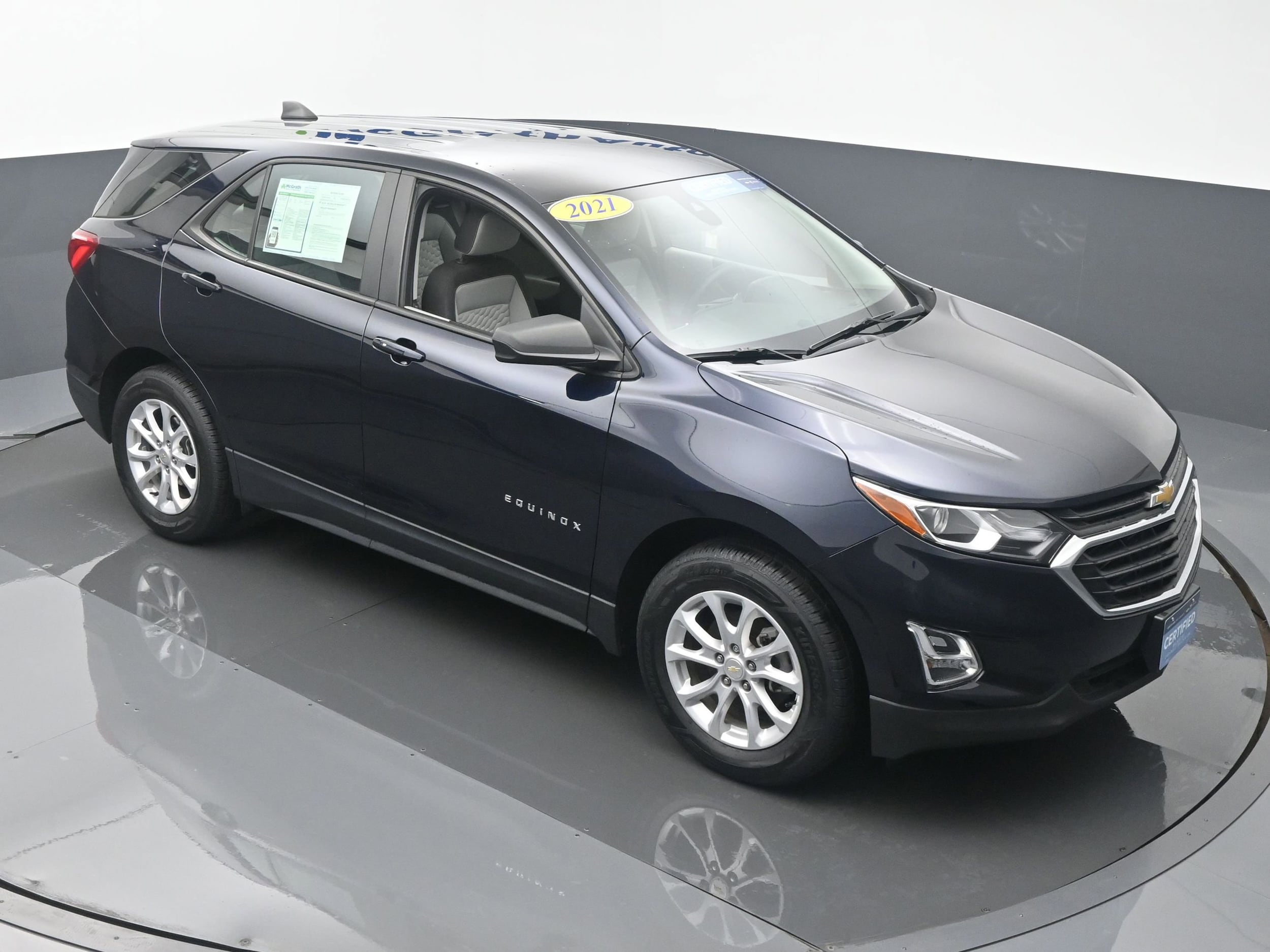 Certified 2021 Chevrolet Equinox LS with VIN 3GNAXSEV8MS114141 for sale in Cedar Rapids, IA