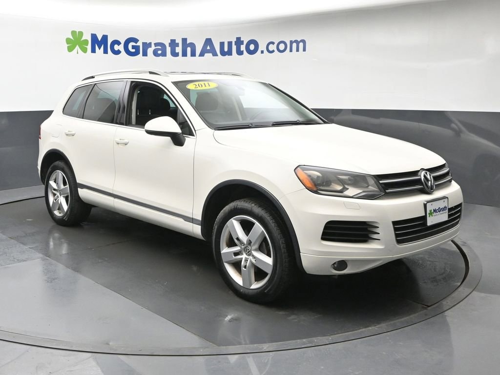 Used 2011 Volkswagen Touareg Sport with VIN WVGFF9BP4BD004339 for sale in Cedar Rapids, IA