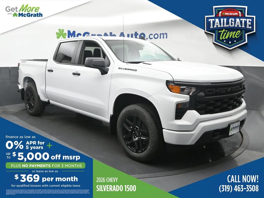 New 2026 Chevrolet Silverado 1500 Custom Truck