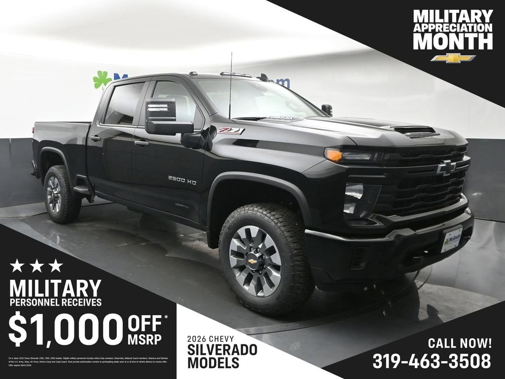 New 2026 Chevrolet Silverado 2500 HD Custom Truck